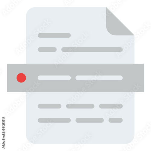 debug file document digital icon