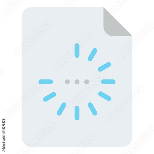 loading file document digital icon