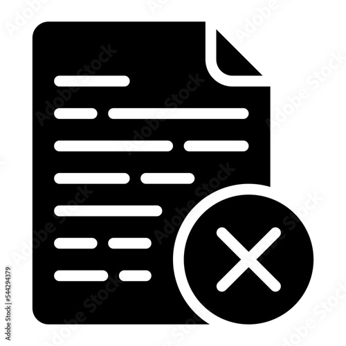 remove file document digital icon