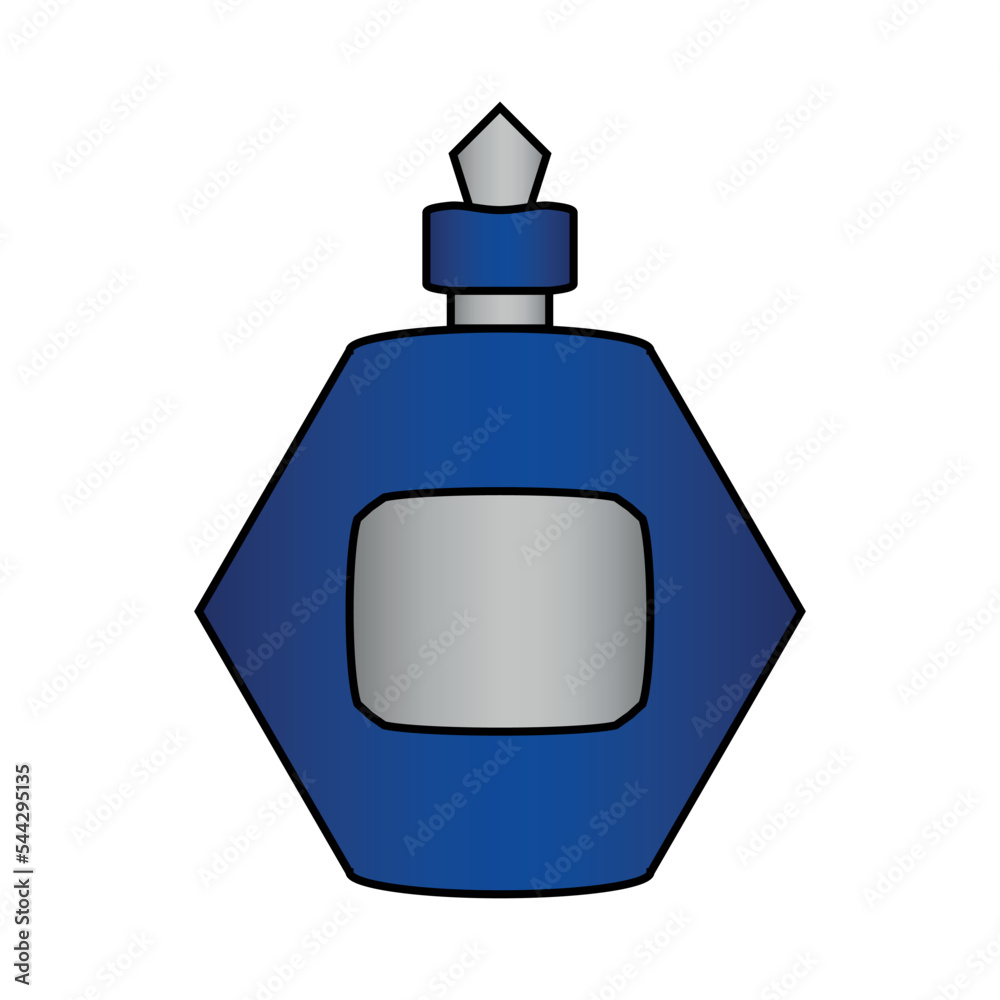 Obraz premium Perfume icon on white.
