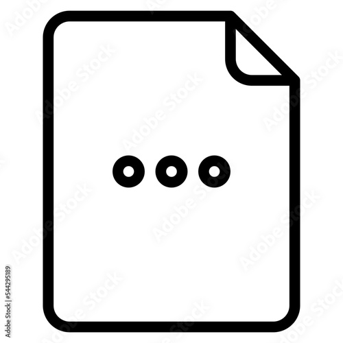 other file document digital icon