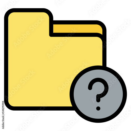 unknown folder file document digital icon