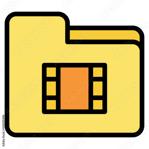 video folder file document digital icon