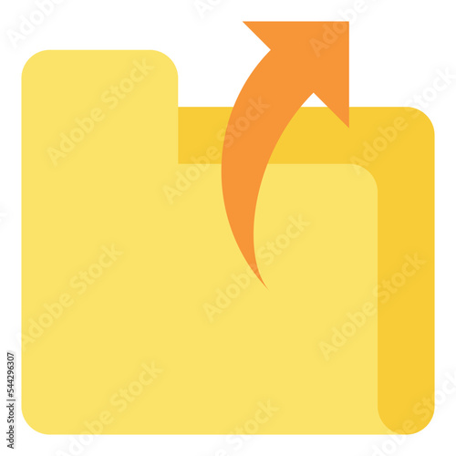 close folder file document digital icon