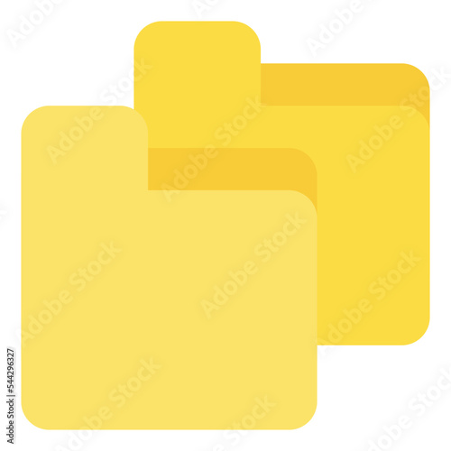 copy folder file document digital icon