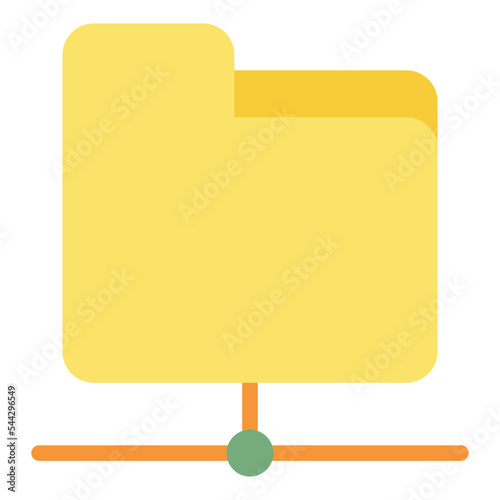 share folder file document digital icon