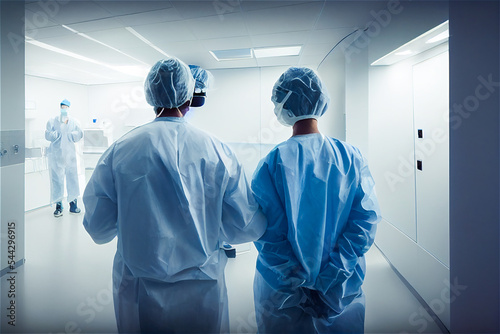 Workers in a clinical environment