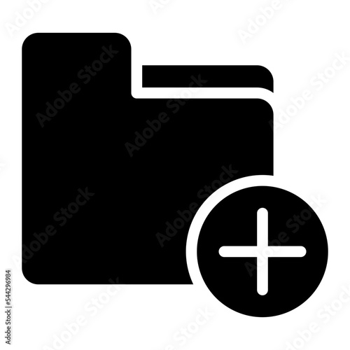 add folder file document digital icon