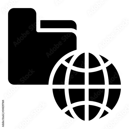 root folder file document digital icon