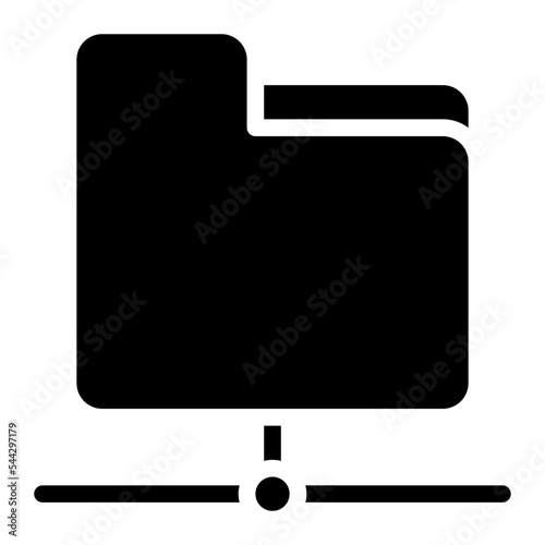 share folder file document digital icon