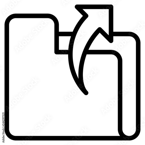 close folder file document digital icon