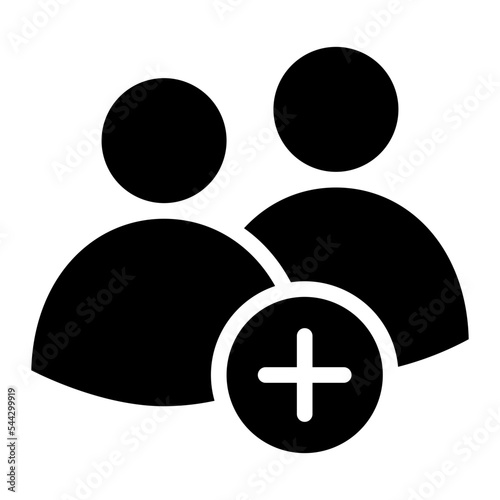 add user info member profile icon