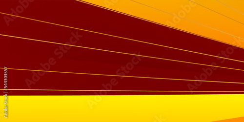 Modern yellow gradient on red background