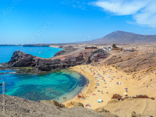 Lanzarote - Playas de Papagayo im Sommer