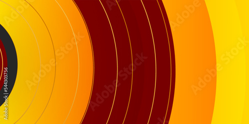 Modern yellow gradient on red background