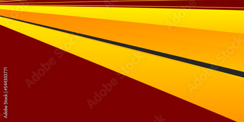 Modern yellow gradient on red background