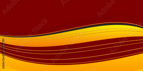 Modern yellow gradient on red background