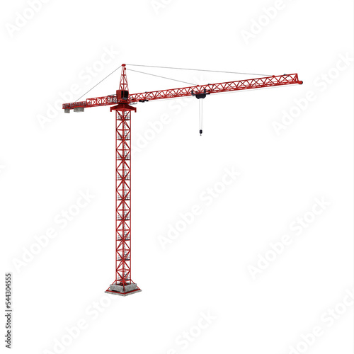 Crane Tower isolated