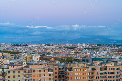 Rome Panorama by Sunset
