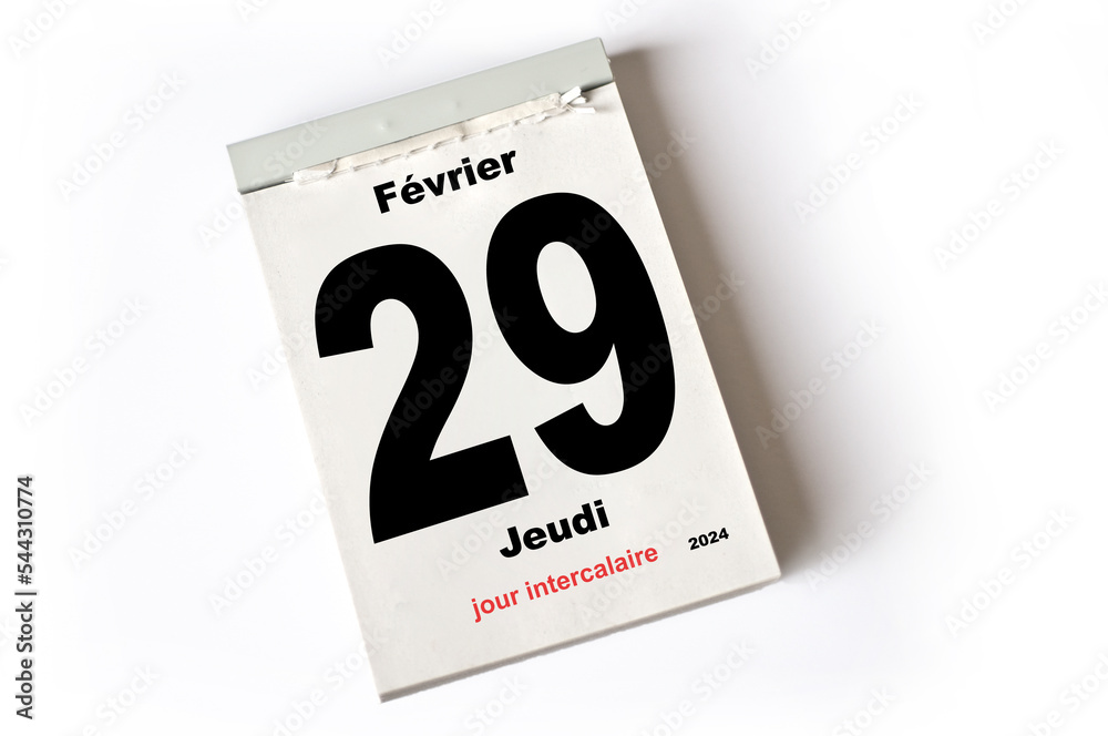 29. Février 2024 jour intercalaire 29. Février 2024 jour intercalaire