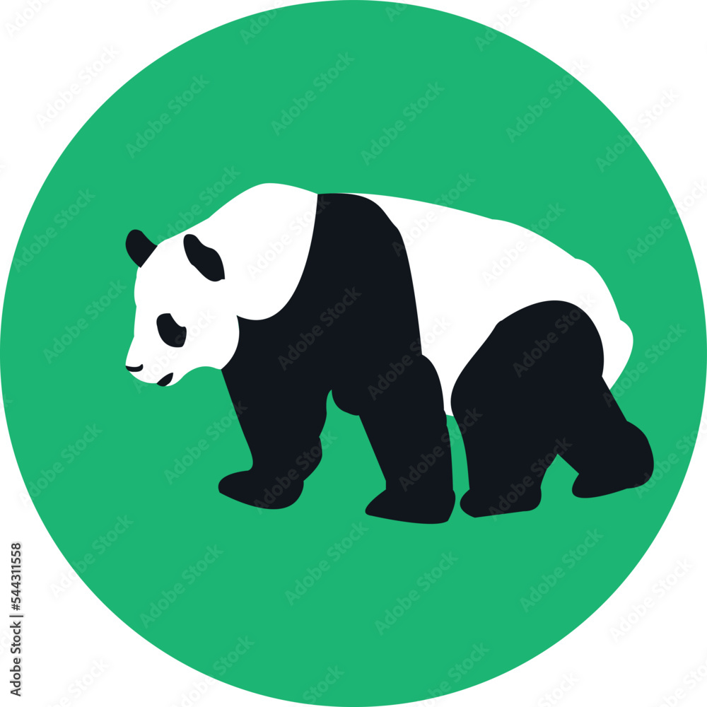 panda bear illustration vector panda bear illustration vector