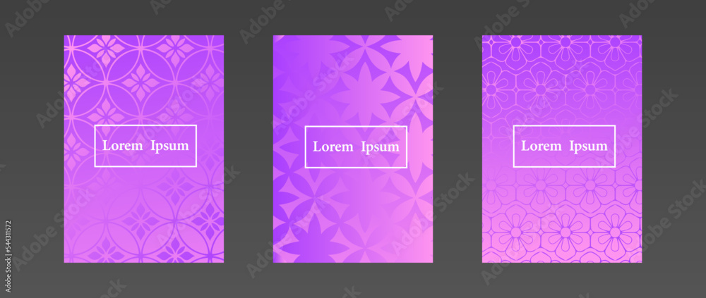 book cover pattern vector