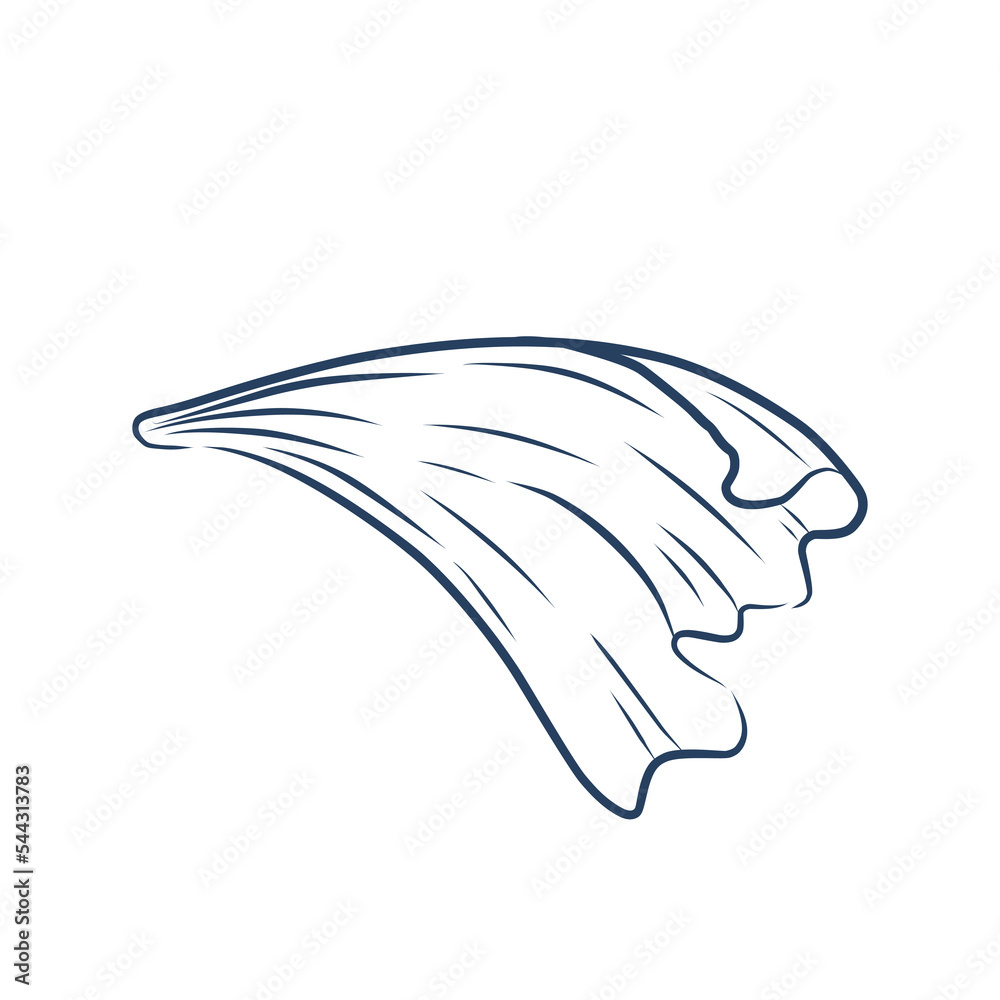 Obraz premium Lettuce leaf line icon. linear style sign for mobile concept and web design. Lettuce outline vector icon. Symbol, logo illustration. Vector graphics