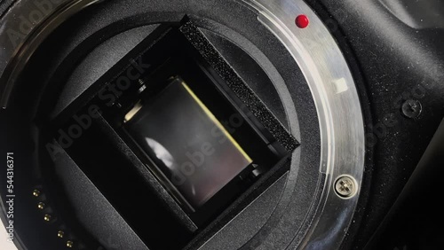 Camera matrix shutter triggering in close-up