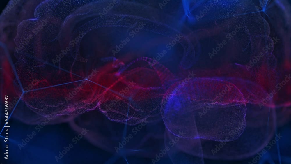 Human brain. Nervous system mesh of human 3d model brain. Human brain. Nervous system mesh of human 3d model brain.