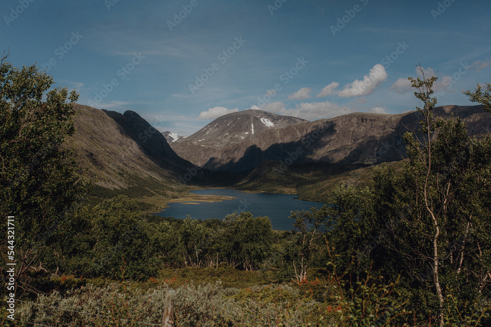 Norway landscape with in Jotunheimen National Park, Beitostølen