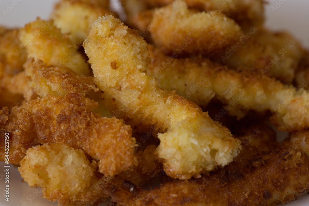 Shrimp prawn gambas deep fried breaded panko sea food