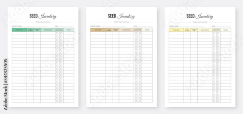 Garden Planner Template Design. Printable Garden Journal. Seed Inventory Tracker. Gardening Journal & Planner Template. Planner Bundle Design. Seed Inventory Planner. Minimalist Planner Pages Template