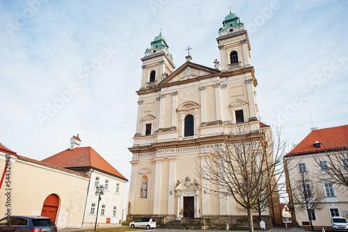 Church of the Assumption of the Virgin Mary, Valtice, Czech Republic.