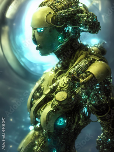 Biorobot.Robot from thousand mechanisms © vladnikon