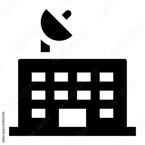 News Office Glyph Icon