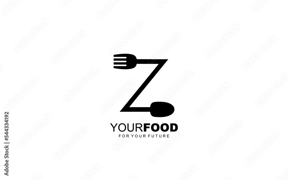 Z logo cafe or restaurant for branding company. cooking template vector illustration for your brand. Z logo cafe or restaurant for branding company. cooking template vector illustration for your brand.