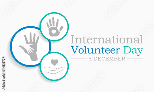 International Volunteer day (IVD) is observed every year on December 5, to promote volunteering and recognize their contributions to the achievement of the Sustainable Development Goals. Vector art