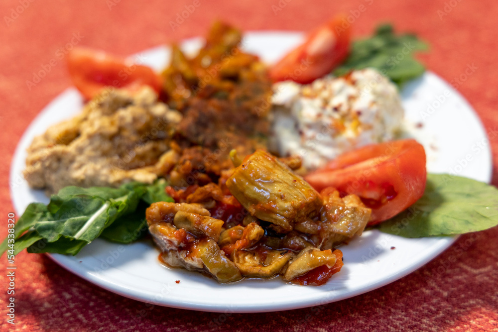 Plate of Assorted Turkish Meze Plate of Assorted Turkish Meze