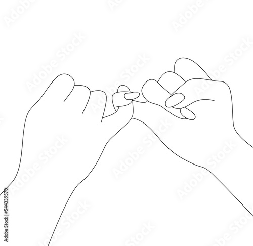 
Pinky Swear Printable art. Pinky Promise Line Art. Minimalist Print art design.