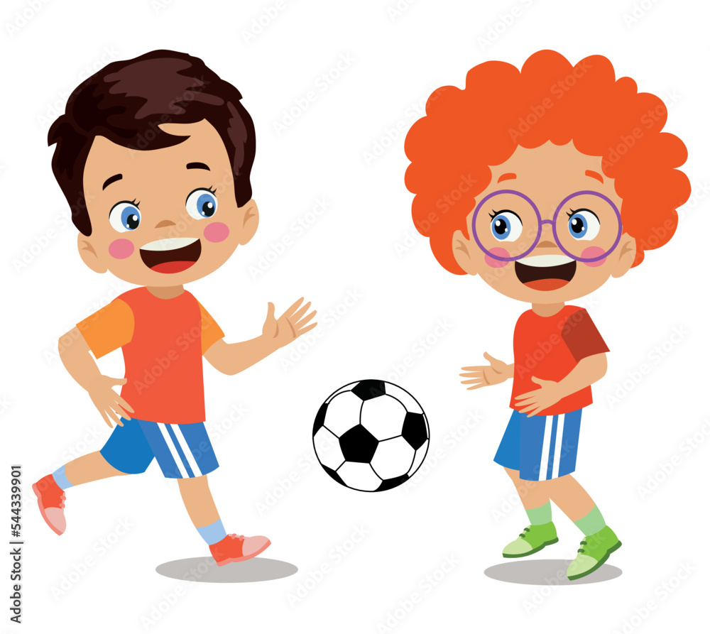 cute boy playing with soccer ball cute boy playing with soccer ball