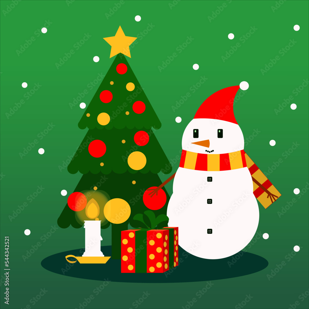christmas card with snowman christmas card with snowman