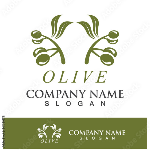 Extra virgin olive oil logo design