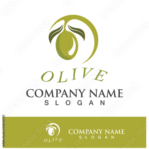Extra virgin olive oil logo design