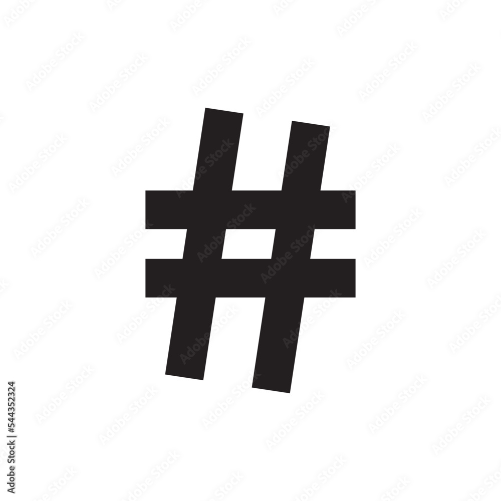 Obraz premium hastag icon