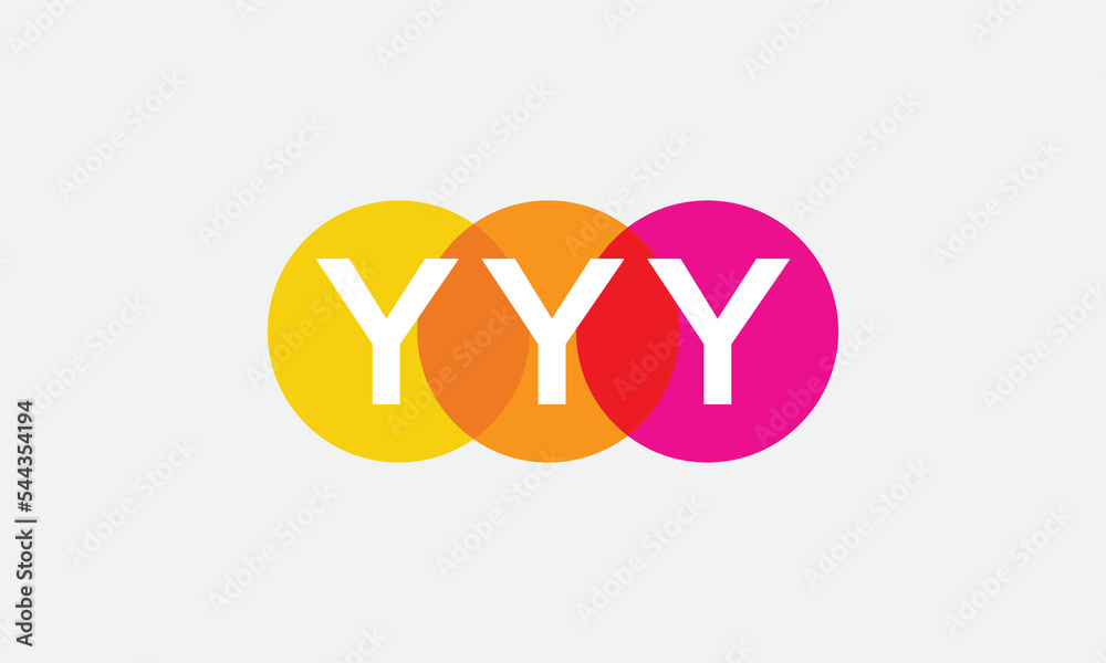 Fototapeta premium Multi Color Circle logo and colourful circle monogram vector and multiple colorful logo design icon vector with colorful group letters symbol