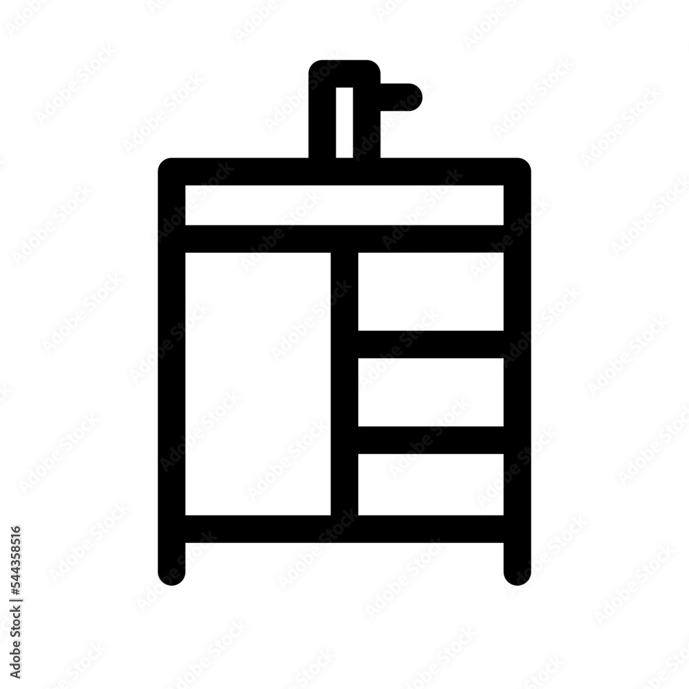 Bathroom Decorate Furniture Home Interior Object Room Icon Bathroom Decorate Furniture Home Interior Object Room Icon