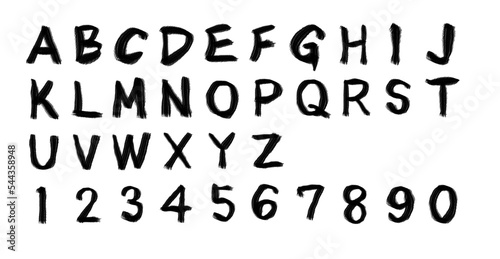 hand-drawn alphabet number c1