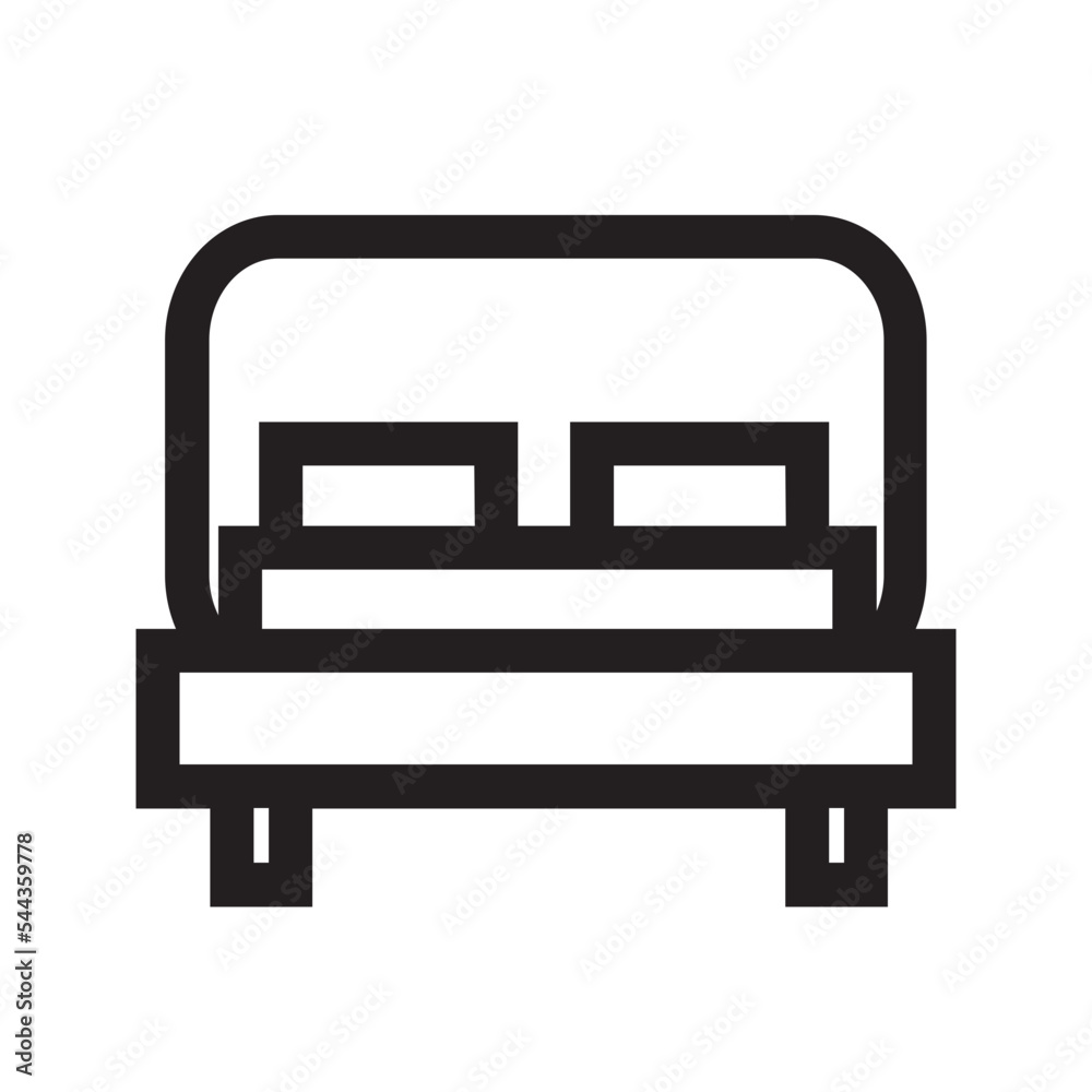 Bed Furniture Home Housekeeping Interior Living Icon Bed Furniture Home Housekeeping Interior Living Icon