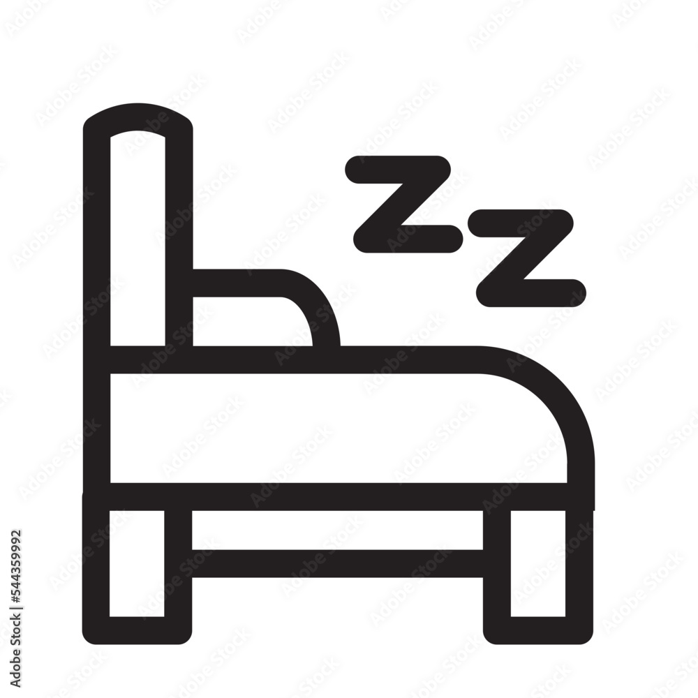Bed Home Interior Pillow Sleep Icon Bed Home Interior Pillow Sleep Icon