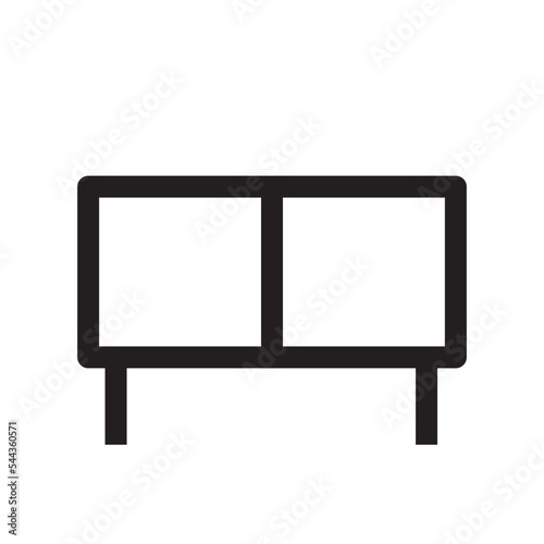 bedside furniture interior table wardrobe icon